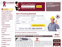 Tablet Screenshot of aplumbers.com